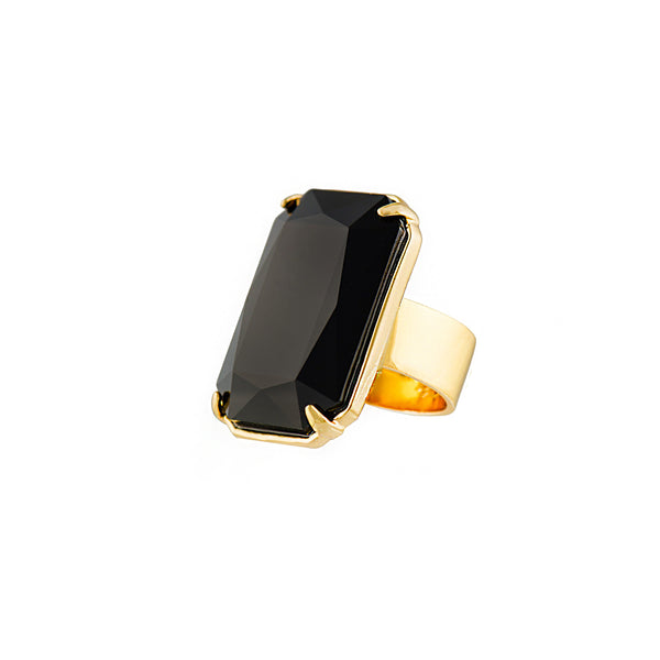 HOLLYWOOD STARDOM STATEMENT RING (BLACK)
