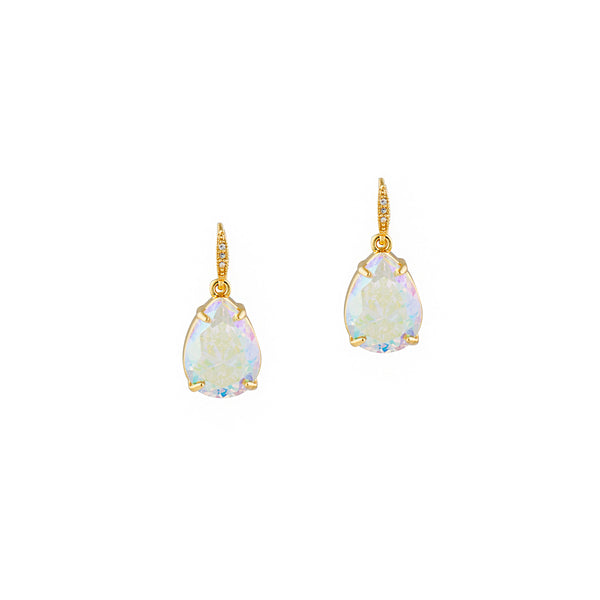 TOUCH OF SPARKLE STATEMENT EARRINGS (AURORA BOREALIS)