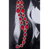 HOLIDAY RED STATEMENT NECKLACE