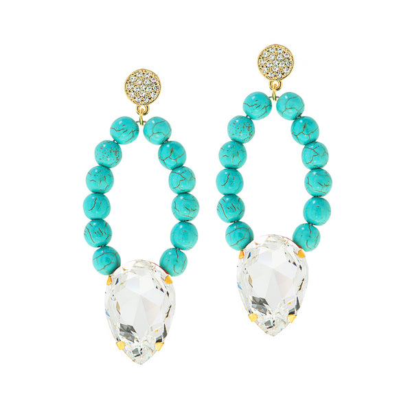 OCEAN OPULENCE STATEMENT EARRINGS