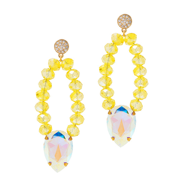 FLORIDIAN SUNSHINE STATEMENT EARRINGS