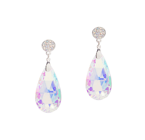 GO GLAM HOLIDAY STATEMENT EARRINGS (AURORA BOREALIS)