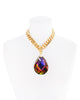 RED CARPET GLAMOUR STATEMENT NECKLACE (VOLCANO)