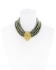EMPRESS OF THE SEASON STATEMENT NECKLACE (GREEN)