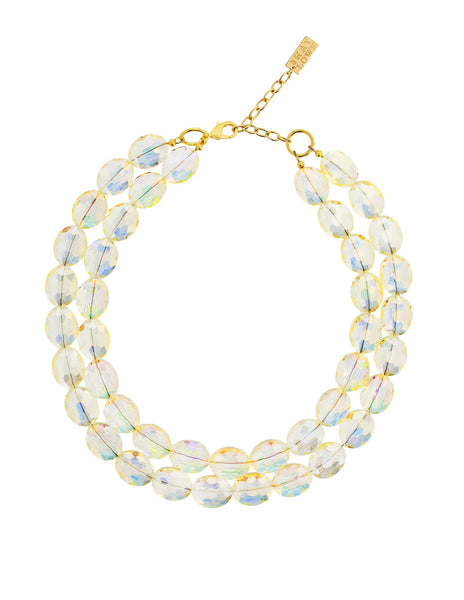 EVERYDAY ELEGANCE STATEMENT NECKLACE (YELLOW)