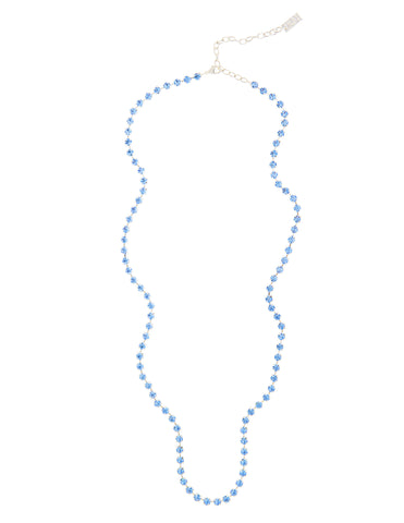 EVERYDAY GLAMOUR STATEMENT NECKLACE (SILVER/BLUE)