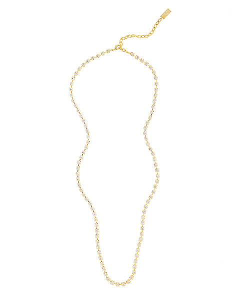 EVERYDAY GLAMOUR STATEMENT NECKLACE (GOLD/CLEAR)