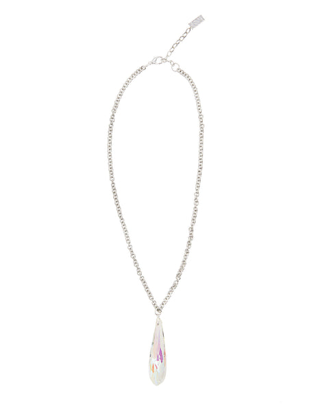 TWINKLING NIGHTS STATEMENT NECKLACE (SILVER/AB)