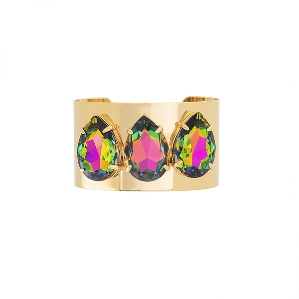 POWER DROP STATEMENT CUFF (GOLD/VITRAIL)