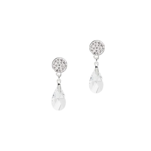 TWINKLING NIGHTS STATEMENT EARRINGS (SILVER/CLEAR)
