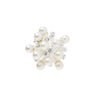 PRETTY IN PEARL CLUSTER STATEMENT RING (OFF WHITE)