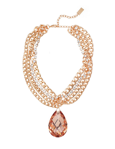 RIVIERA CHIC STATEMENT NECKLACE (CAPRI GOLD)