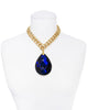 RED CARPET GLAMOUR STATEMENT NECKLACE (SAPPHIRE)