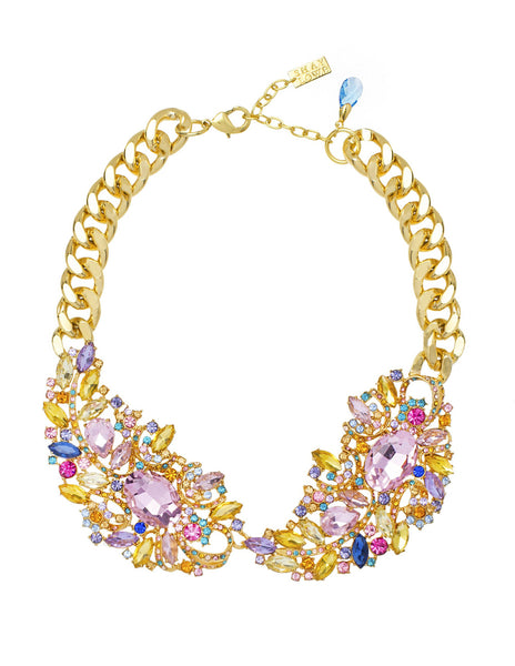 PRETTY IN PASTEL STATEMENT NECKLACE