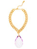 RED CARPET GLAMOUR STATEMENT NECKLACE (LILAC)