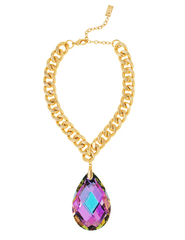 RED CARPET GLAMOUR STATEMENT NECKLACE (VITRAIL)