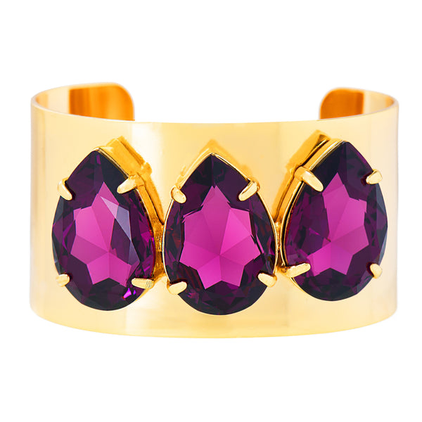 POWER DROP STATEMENT CUFF (AMETHYST)