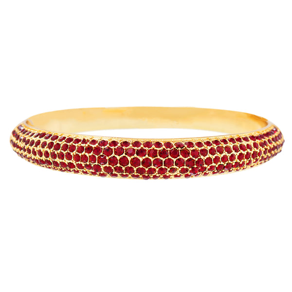 PAVE PRINCESS STATEMENT BANGLE (SIAM)