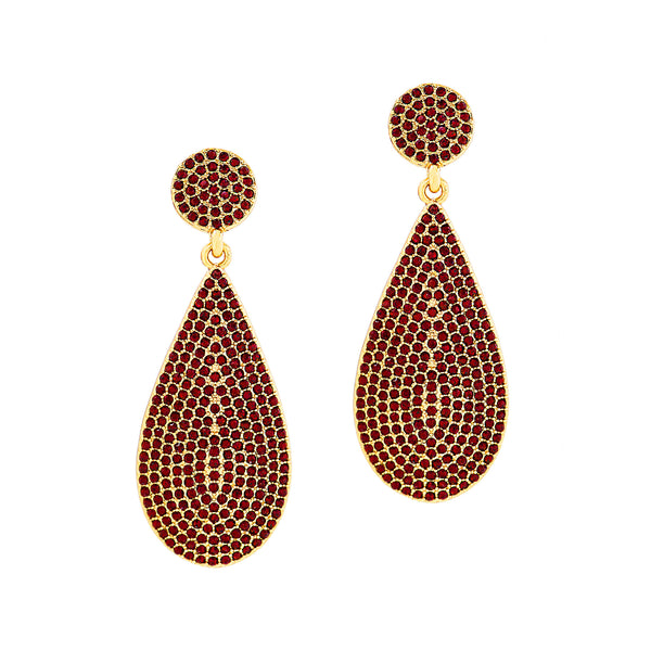 ON HOLIDAY GLAMOUR STATEMENT EARRINGS (SIAM)