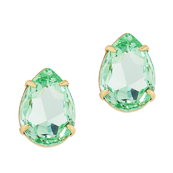 POWER DROP STATEMENT EARRINGS (MINT)