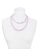 PINK PEONY STATEMENT NECKLACE