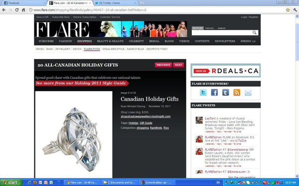 FLARE Holiday Gift Guide 2011