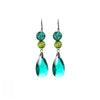 Emerald Debutante Statement Earrings
