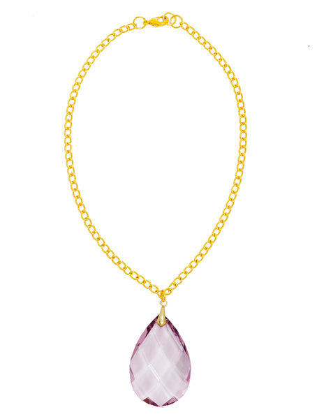 LAVENDER CHIC STATEMENT NECKLACE
