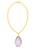 LAVENDER CHIC STATEMENT NECKLACE