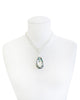 HOLLYWOOD ELEGANCE IN SILVER STATEMENT NECKLACE