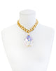 RED CARPET GLAMOUR STATEMENT NECKLACE (AURORA BOREALIS)