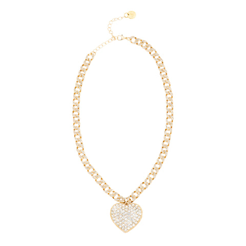 ALL HEART STATEMENT NECKLACE (GOLD)