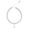 OCEAN PEARL STATEMENT NECKLACE (SILVER)