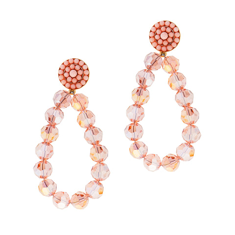 ROSE ALL DAY STATEMENT EARRINGS