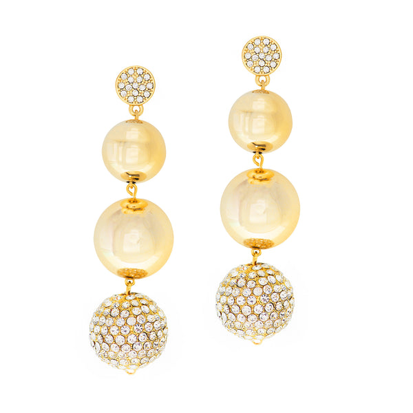 GOLD ATTRACTION STATEMENT EARRINGS