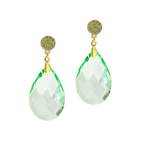 LUXE LIME STATEMENT EARRINGS
