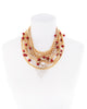 DAUNTING GLAMOUR STATEMENT NECKLACE (GOLD)