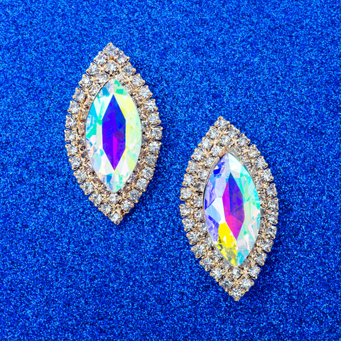 EYE OF GLAMOUR STATEMENT EARRINGS (AB)