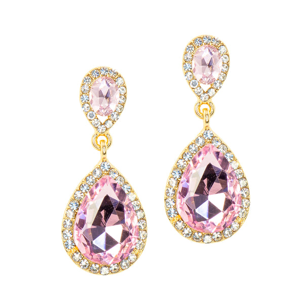 PINK PARADISE STATEMENT EARRINGS