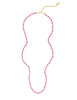 EVERYDAY GLAMOUR STATEMENT NECKLACE (GOLD/PINK)