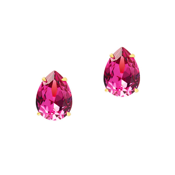 RICH IN GLAMOUR STATEMENT EARRINGS (ROSE)