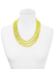 EVERYDAY SUMMER CHIC STATEMENT NECKLACE (CHARTREUSE)