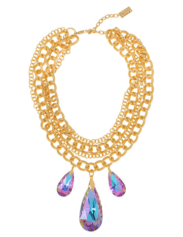 GO GLAM HOLIDAY STATEMENT NECKLACE (VITRAIL)