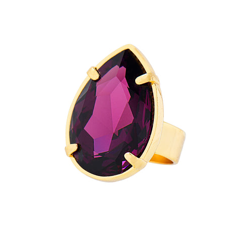 TOUCH OF CLASS STATEMENT RING (AMETHYST)